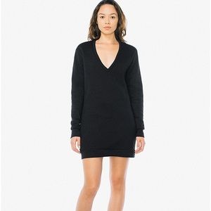 American Apparel Flex Fleece V Dress Brand New